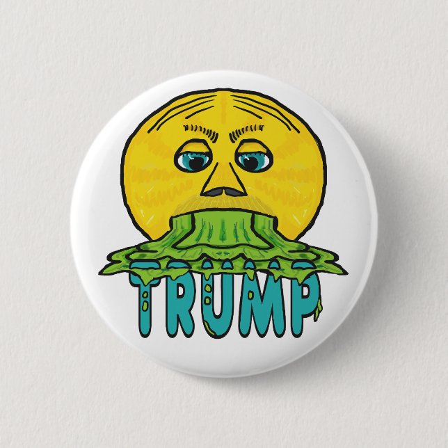 Funny Anti Trump 6 Cm Round Badge (Front)