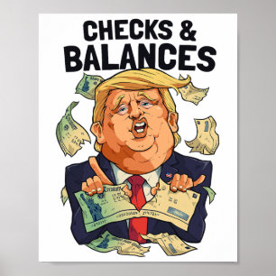 Funny Anti-trump Checks And Lances Funny Anti-trum Poster