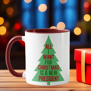 Funny Anti Trump Christmas Mug