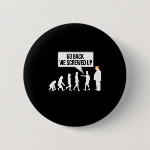 Funny Anti-trump Evolution Litical Humor  6 Cm Round Badge