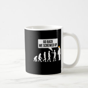 Funny Anti-trump Evolution Litical Humor Coffee Mug