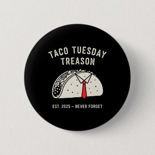 Funny Anti-trump Taco Tuesday Political Protest Li 6 Cm Round Badge