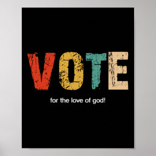 Funny Anti Trump Tee - Vote Against Trump Gift Poster