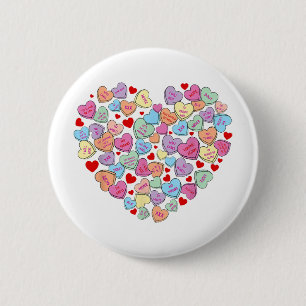 Funny Anti Valentines Day 6 Cm Round Badge