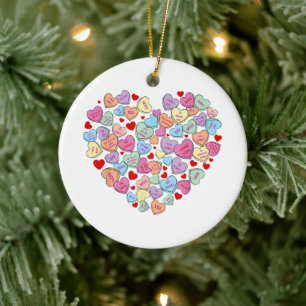 Funny Anti Valentines Day Ceramic Ornament