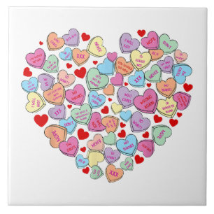 Funny Anti Valentines Day Ceramic Tile