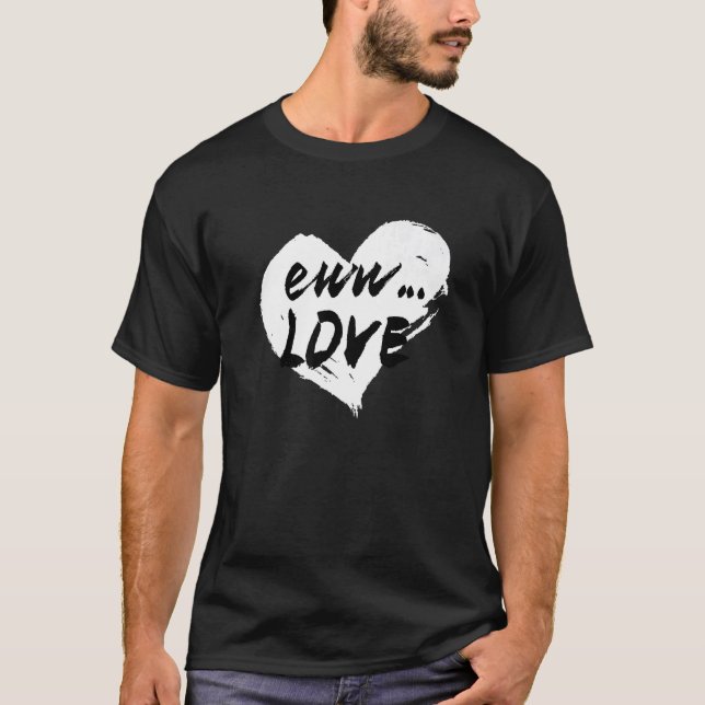 Funny Anti Valentines Day Heart Love For Single Pr T-Shirt (Front)