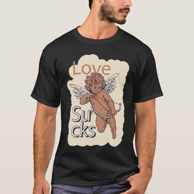 Funny Anti Valentine's Day  Men Women Valentine's T-Shirt (Front)