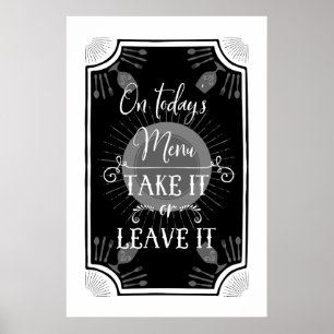 Funny Antique Kitchen Sign