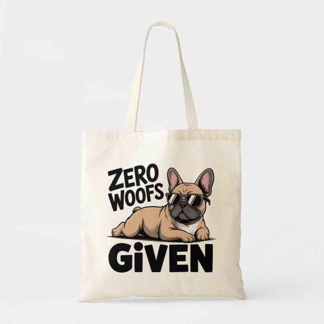 Funny Antisocial French Bulldog Frenchie Dog Lover Tote Bag (Front)