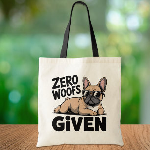 Funny Antisocial French Bulldog Frenchie Dog Lover Tote Bag
