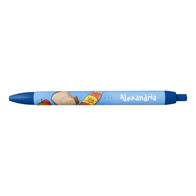 Funny ants cartoon black ink pen (Front)