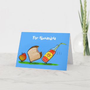 Funny ants cartoon card