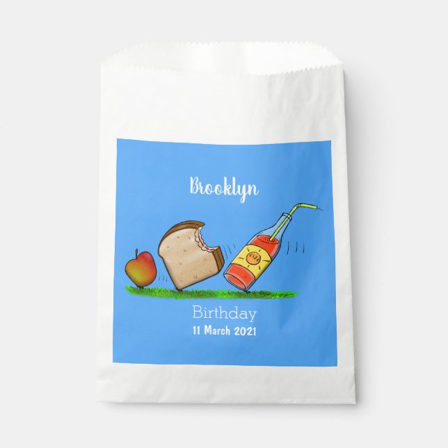 Funny ants cartoon favour bag (Front)