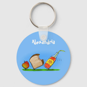 Funny ants cartoon key ring