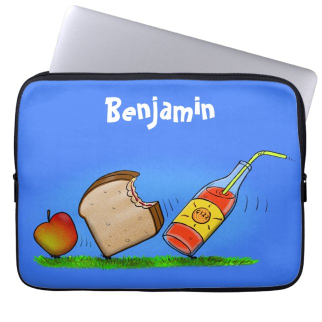 Funny ants cartoon laptop sleeve (Front)