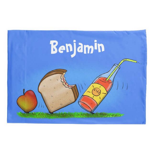 Funny ants cartoon pillowcase (Back)