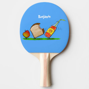 Funny ants cartoon ping pong paddle