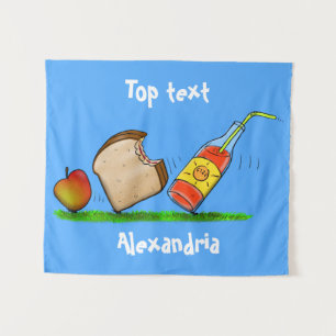 Funny ants cartoon  tapestry