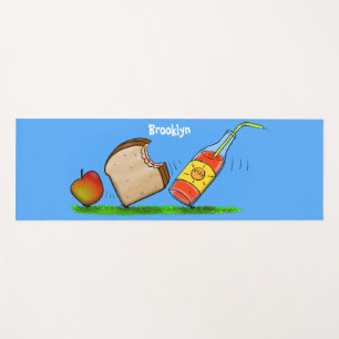 Funny ants cartoon yoga mat