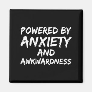 Funny Anxiety Social Awkwardness Awkward Anxious Magnet