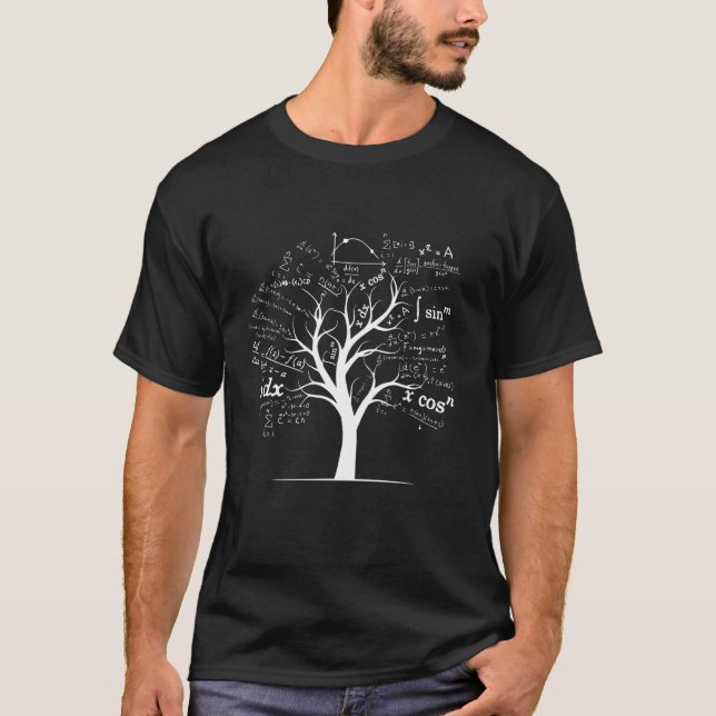 Funny AP Calculus Algebra Tree Math Teacher Nerd G T-Shirt (Front)