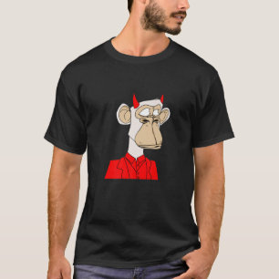 Funny Ape Non-Fungible Human NFT Crypto Art Token T-Shirt