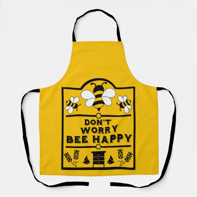 Funny Apiary Honey Farmer Apron (Front)