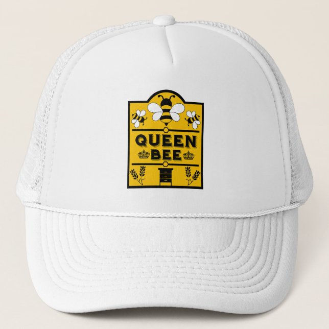 Funny Apiary Honey Farmer Trucker Hat (Front)