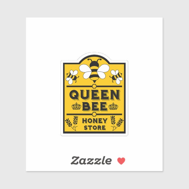 Funny Apiary Honey Queen Bee (Sheet)