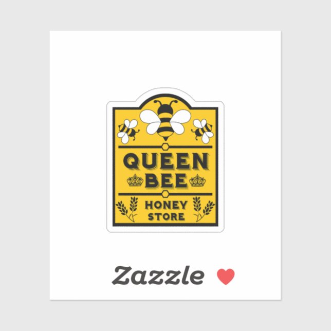 Funny Apiary Honey Queen Bee (Sheet)