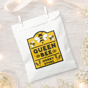 Funny Apiary Honey Queen Bee Favour Bag