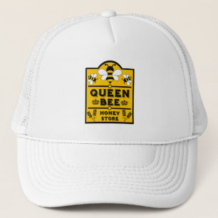 Funny Apiary Honey Queen Bee Trucker Hat