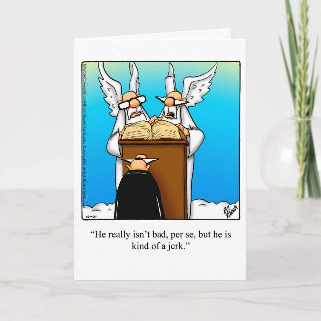 Funny Apology Humor Greeting Card "Spectickles" (Front)