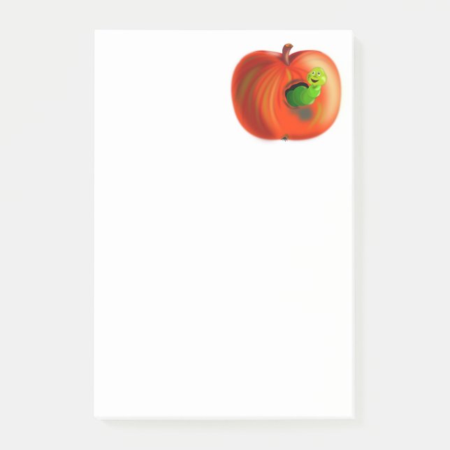 Funny Apple Post-it® Notes (Front)