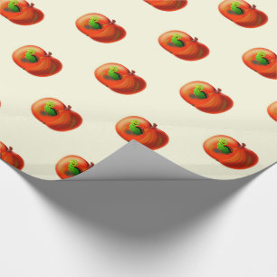 Funny Apple Wrapping Paper