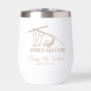 Funny Apres Ski Club Insulated Mug