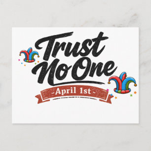 Funny April Fool’s Prank Postcard – Trust Postcard