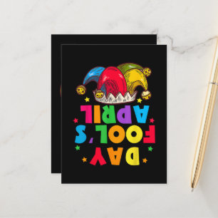 Funny April Fool's Day Pranks Kit 1st April Jokes Announcement Postcard