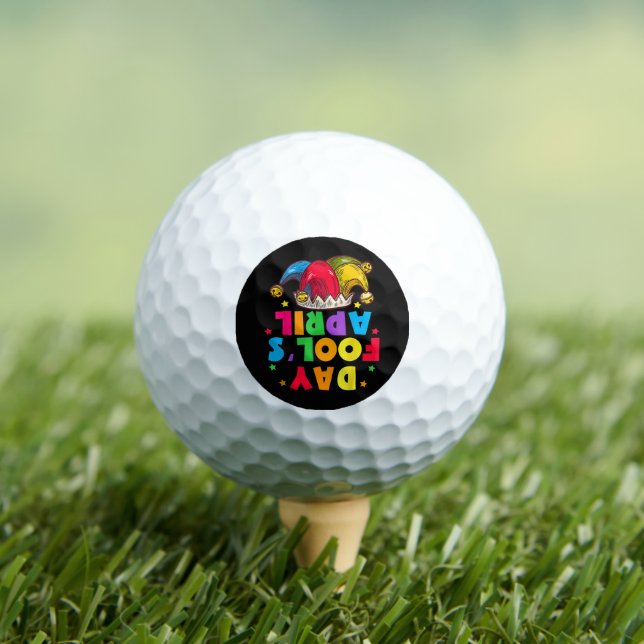 Funny April Fool's Day Pranks Kit 1st April Jokes Golf Balls (Insitu Tee)