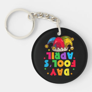 Funny April Fool's Day Pranks Kit 1st April Jokes Key Ring