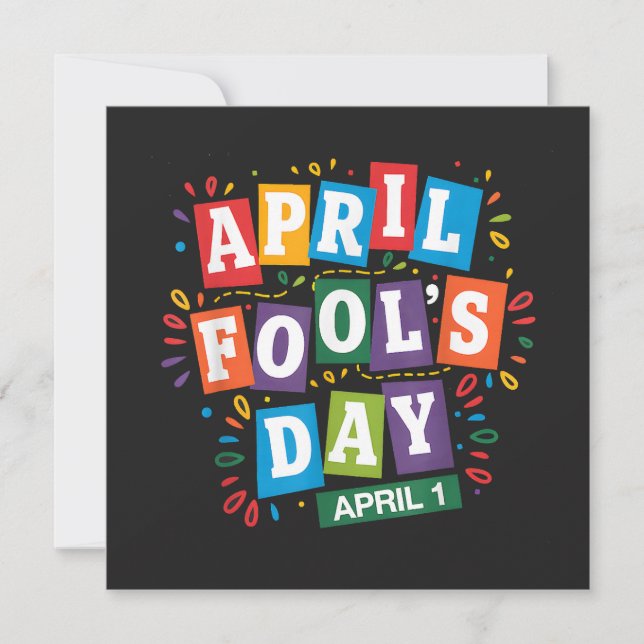 Funny April Fools Day Pranks Kit Invitation (Front)