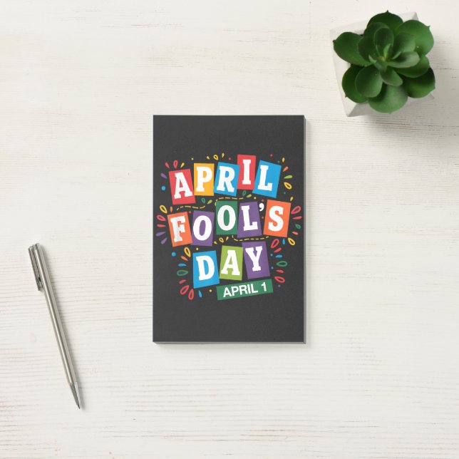 Funny April Fools Day Pranks Kit Post-it Notes (Office)