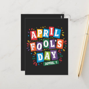 Funny April Fools Day Pranks Kit Postcard