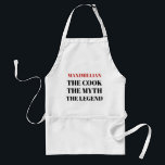 Funny apron for men fully customisable<br><div class="desc">A funny apron for a male chef. Create your own slogan. It makes a great gift for for Birthday or Christmas gift idea for your husband,  dad,  uncle,  grandpa etc. For help or free further customisation,  contact me onlinetopbargain @gmail.com</div>