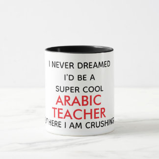 Funny Arabic Teacher Quote Mug