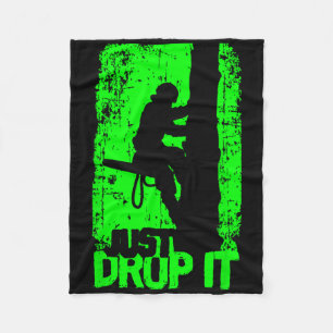 Funny Arborist T Shirts For Men Women - Lumberjack Fleece Blanket