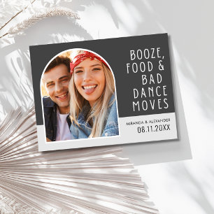 Funny Arch Photo Wedding  Save the Date Announcement Postcard