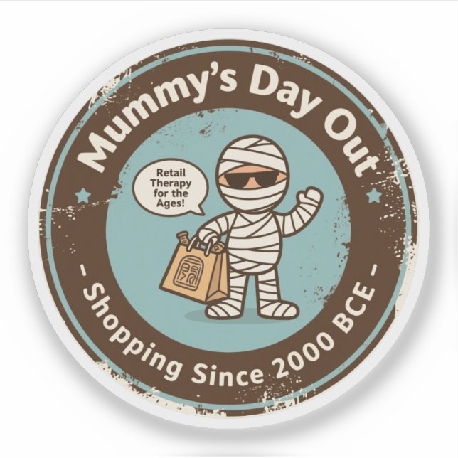 Funny Archaeology Shopping Humour (Front)