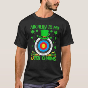 Funny Archery Are My Lucky Charms Archery St Patri T-Shirt